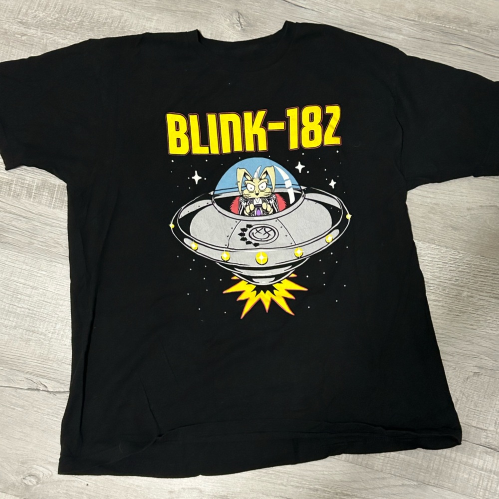 Blink 182 Mens XLarge Alien Spaceship World Tour 2023 Band Tshirt Official Merch